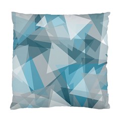 Triangle Blue Pattern Standard Cushion Case (one Side)