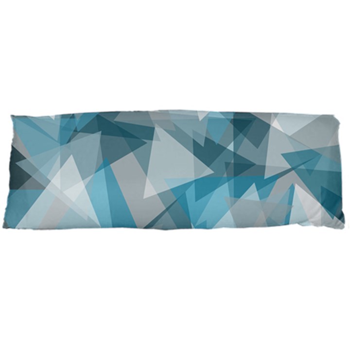 Triangle Blue Pattern Body Pillow Case Dakimakura (Two Sides)