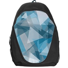 Triangle Blue Pattern Backpack Bag