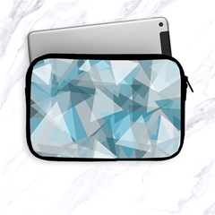 Triangle Blue Pattern Apple Ipad Mini Zipper Cases by HermanTelo