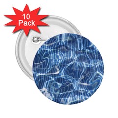 Abstract Blue Diving Fresh 2 25  Buttons (10 Pack)  by HermanTelo