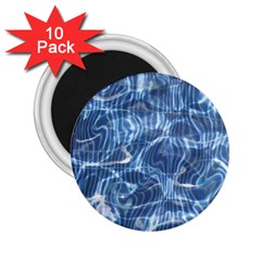 Abstract Blue Diving Fresh 2 25  Magnets (10 Pack)  by HermanTelo