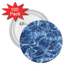 Abstract Blue Diving Fresh 2 25  Buttons (100 Pack)  by HermanTelo