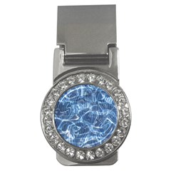 Abstract Blue Diving Fresh Money Clips (cz)  by HermanTelo