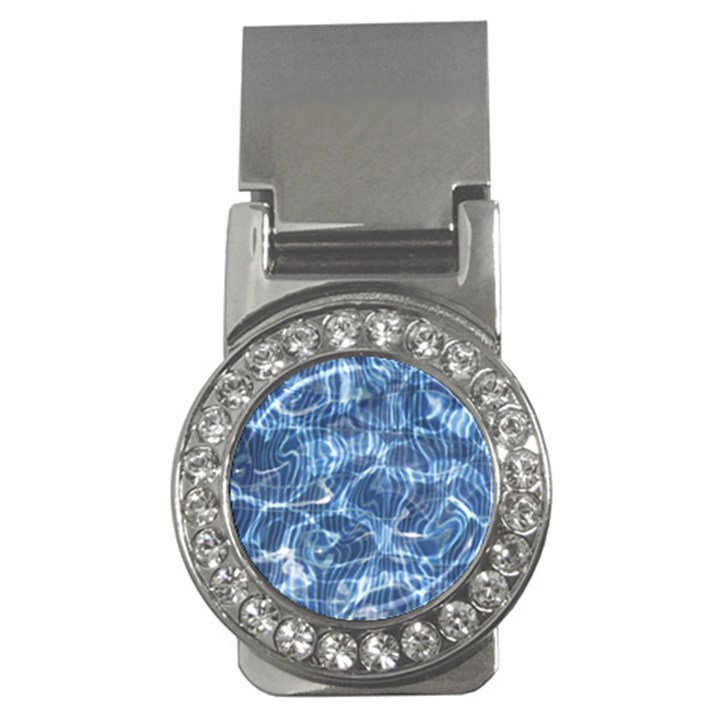 Abstract Blue Diving Fresh Money Clips (CZ) 