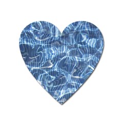 Abstract Blue Diving Fresh Heart Magnet by HermanTelo