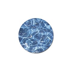 Abstract Blue Diving Fresh Golf Ball Marker