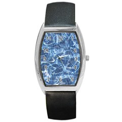 Abstract Blue Diving Fresh Barrel Style Metal Watch