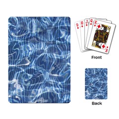 Abstract Blue Diving Fresh Playing Cards Single Design (rectangle) by HermanTelo