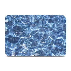 Abstract Blue Diving Fresh Plate Mats by HermanTelo