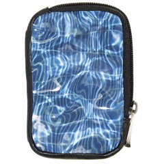 Abstract Blue Diving Fresh Compact Camera Leather Case