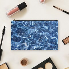 Abstract Blue Diving Fresh Cosmetic Bag (medium)