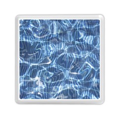 Abstract Blue Diving Fresh Memory Card Reader (square) by HermanTelo