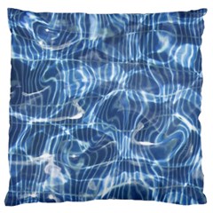 Abstract Blue Diving Fresh Large Cushion Case (two Sides)