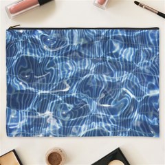 Abstract Blue Diving Fresh Cosmetic Bag (xxxl)