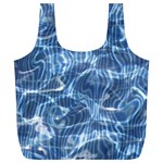 Abstract Blue Diving Fresh Full Print Recycle Bag (XL) Front