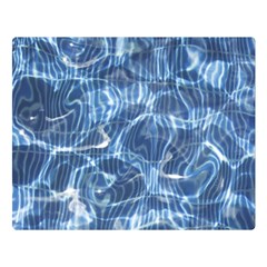 Abstract Blue Diving Fresh Double Sided Flano Blanket (large) 