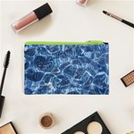 Abstract Blue Diving Fresh Cosmetic Bag (XS) Back