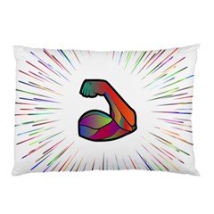 Strength Strong Arm Muscles Pillow Case by HermanTelo