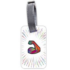 Strength Strong Arm Muscles Luggage Tag (one Side) by HermanTelo