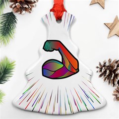 Strength Strong Arm Muscles Ornament (christmas Tree) 