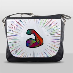 Strength Strong Arm Muscles Messenger Bag