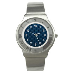 Background Holes Texture Stainless Steel Watch