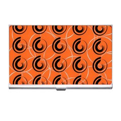 Background Pattern Retro Business Card Holder