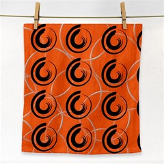 Background Pattern Retro Face Towel