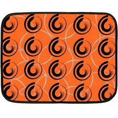 Background Pattern Retro Fleece Blanket (mini)