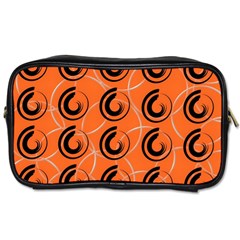 Background Pattern Retro Toiletries Bag (two Sides)