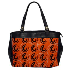 Background Pattern Retro Oversize Office Handbag