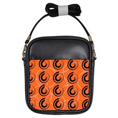 Background Pattern Retro Girls Sling Bag