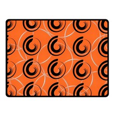 Background Pattern Retro Fleece Blanket (small) by HermanTelo