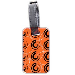 Background Pattern Retro Luggage Tag (two Sides)