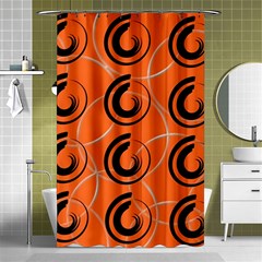 Background Pattern Retro Shower Curtain 48  X 72  (small) 