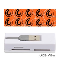 Background Pattern Retro Memory Card Reader (stick)