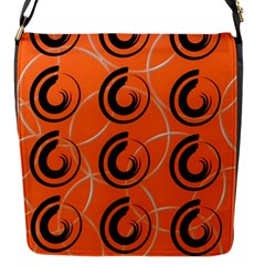 Background Pattern Retro Flap Closure Messenger Bag (s) by HermanTelo