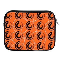 Background Pattern Retro Apple Ipad 2/3/4 Zipper Cases