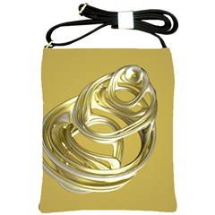 Fractal Abstract Artwork Shoulder Sling Bag