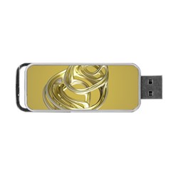 Fractal Abstract Artwork Portable Usb Flash (one Side)