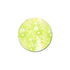 Background Green Star Golf Ball Marker (4 Pack)