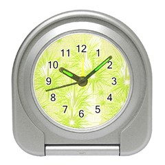 Background Green Star Travel Alarm Clock