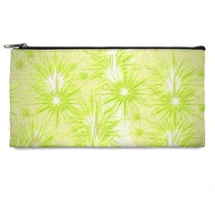 Background Green Star Pencil Cases