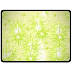 Background Green Star Fleece Blanket (large) 