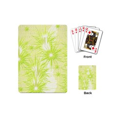 Background Green Star Playing Cards Single Design (mini)