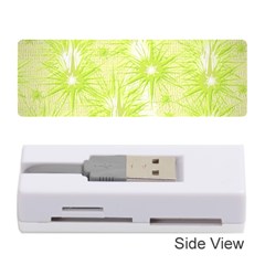 Background Green Star Memory Card Reader (stick) by HermanTelo