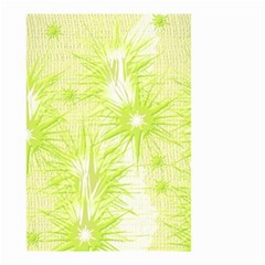 Background Green Star Small Garden Flag (two Sides)