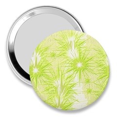 Background Green Star 3  Handbag Mirrors