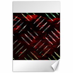 Background Red Metal Canvas 24  X 36 